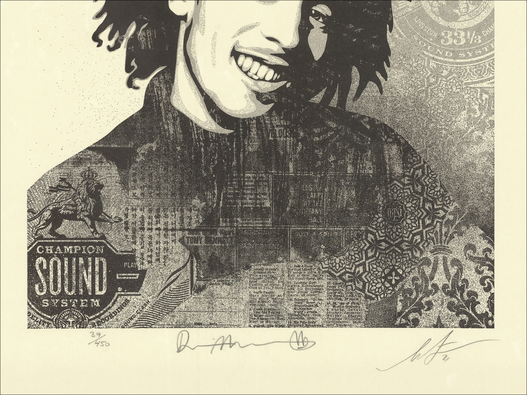 Shepard Fairey – Lively Up Yourself 2021 | Letterpress