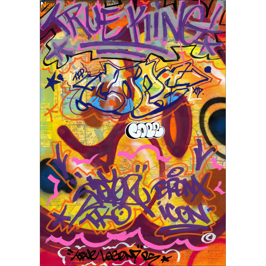 COPE2 - New Yorker U-Bahn-Karte 02 (2026), Originalarbeit