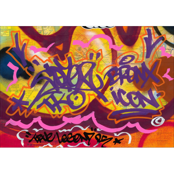 COPE2 - New Yorker U-Bahn-Karte 02 (2026), Originalarbeit