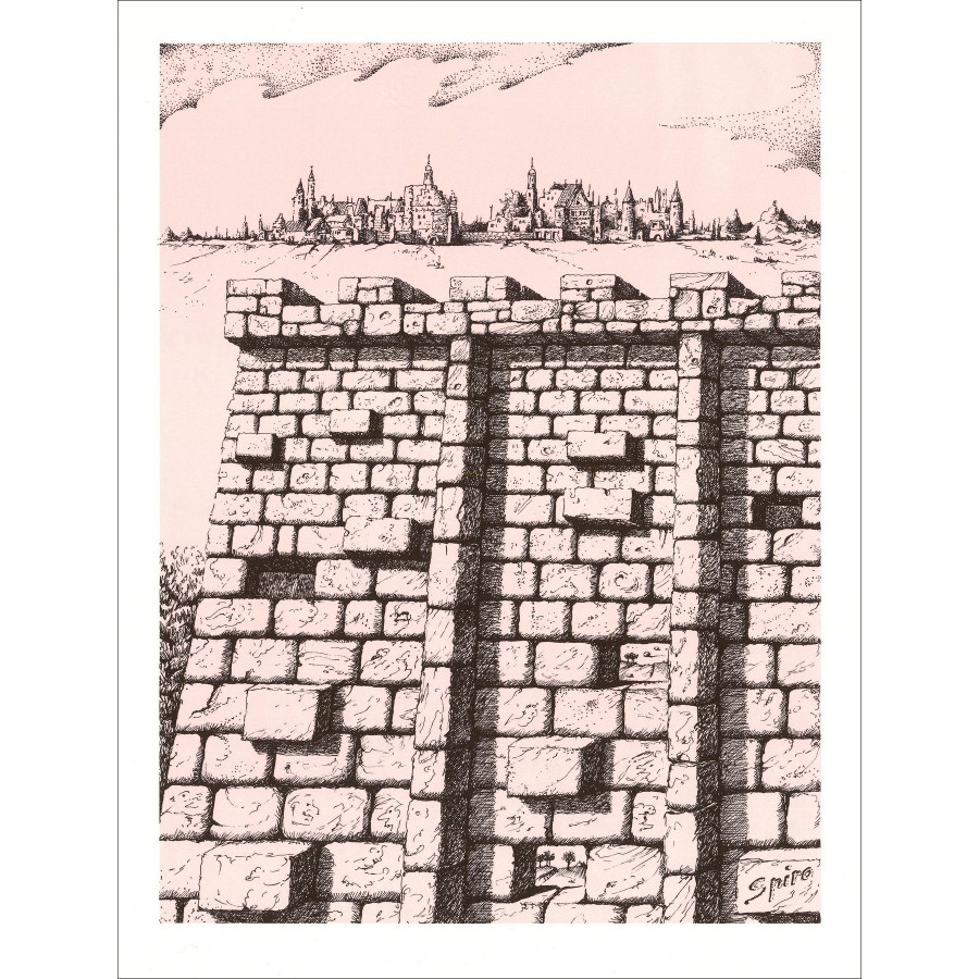 Georges Spiro – Le mur 1971 | Litografia su carta vélin