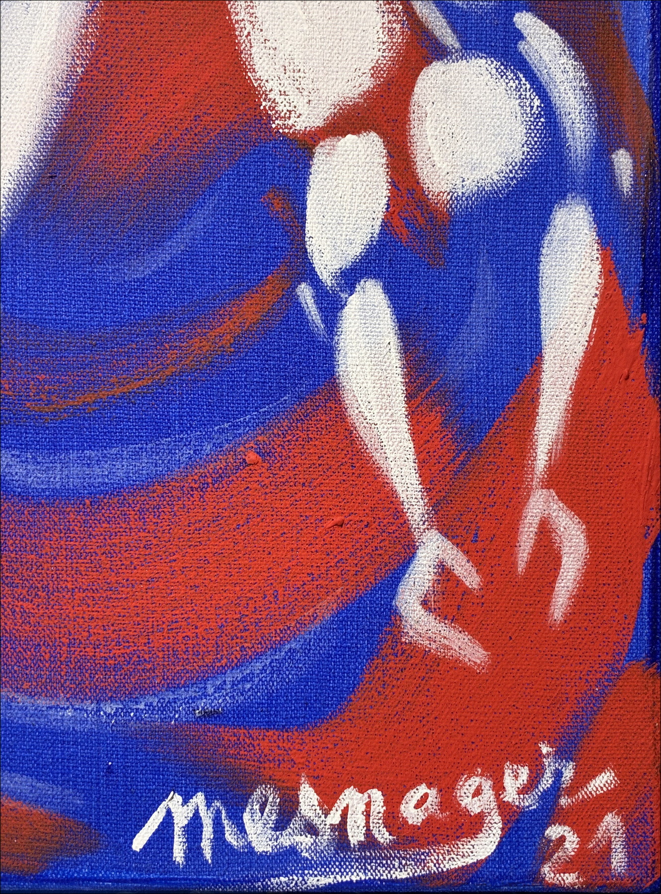 Jérôme Mesnager – L’acrobate circa 2021 | Peinture originale