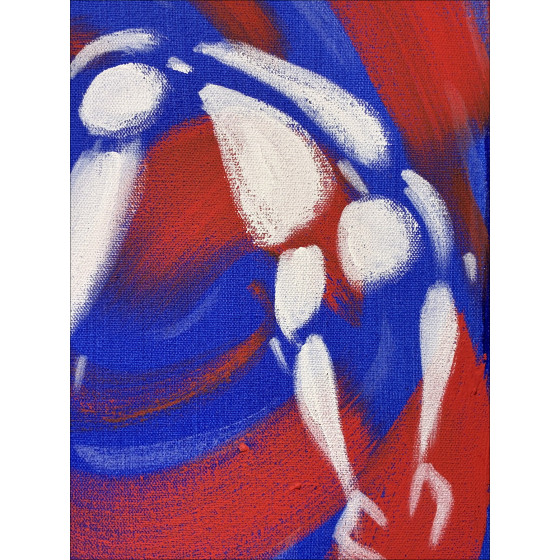 Jérôme Mesnager – L’acrobate circa 2021 | Origineel schilderij