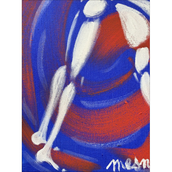 Jérôme Mesnager – L’acrobate circa 2021 | Peinture originale