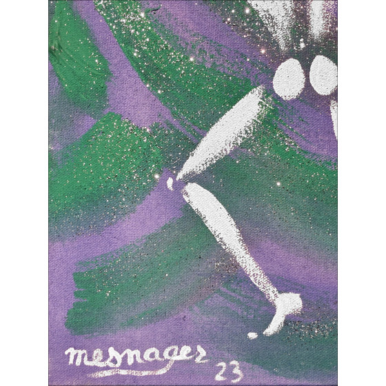 Jérôme Mesnager – Homme en blanc circa 2023 | Original painting