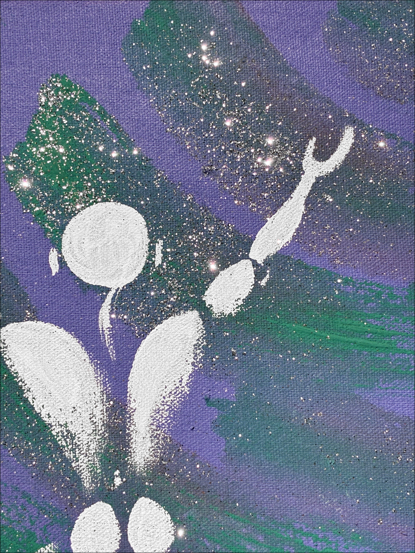 Jérôme Mesnager – Homme en blanc circa 2023 | Pintura original