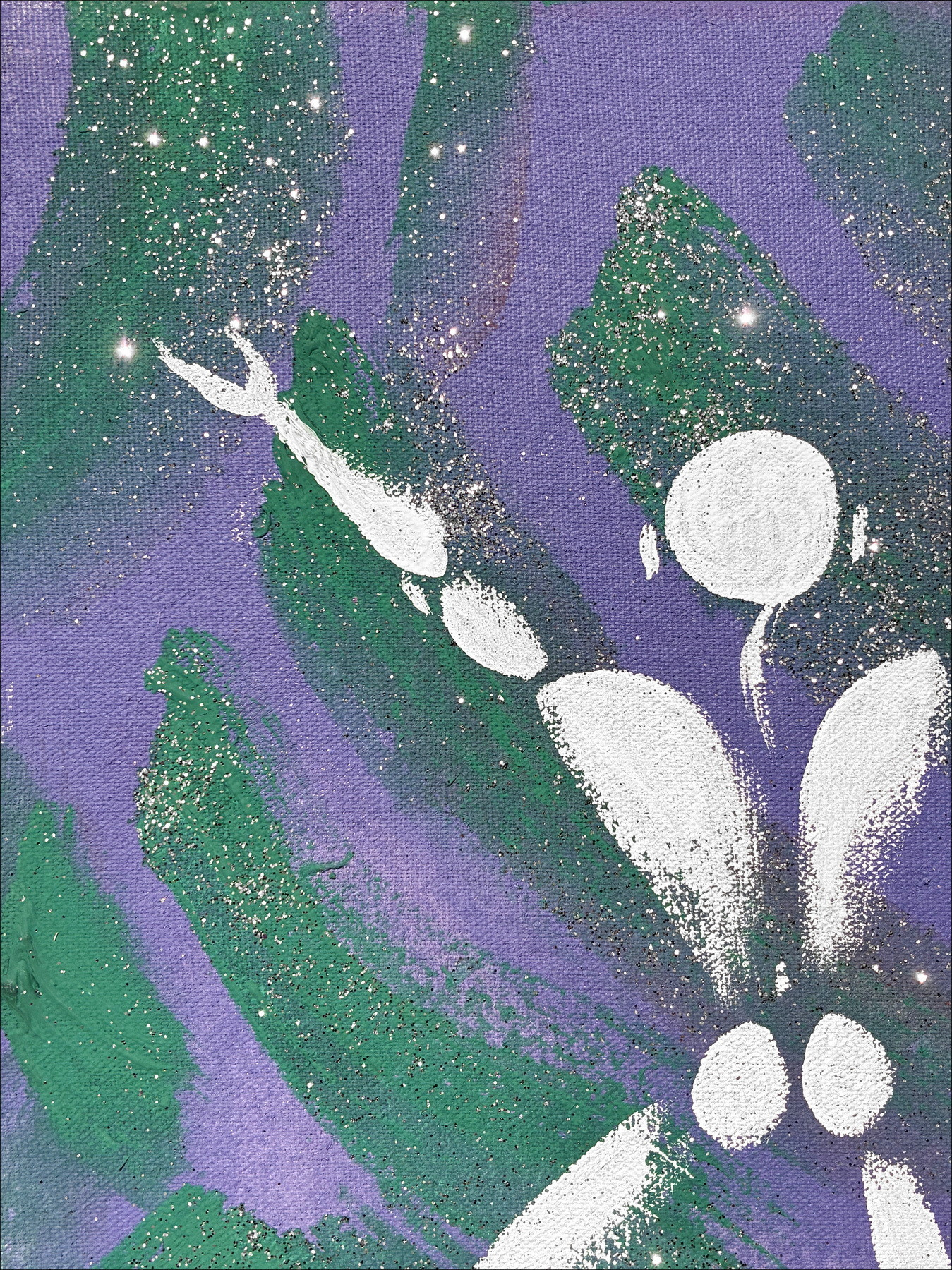Jérôme Mesnager – Homme en blanc circa 2023 | Pintura original