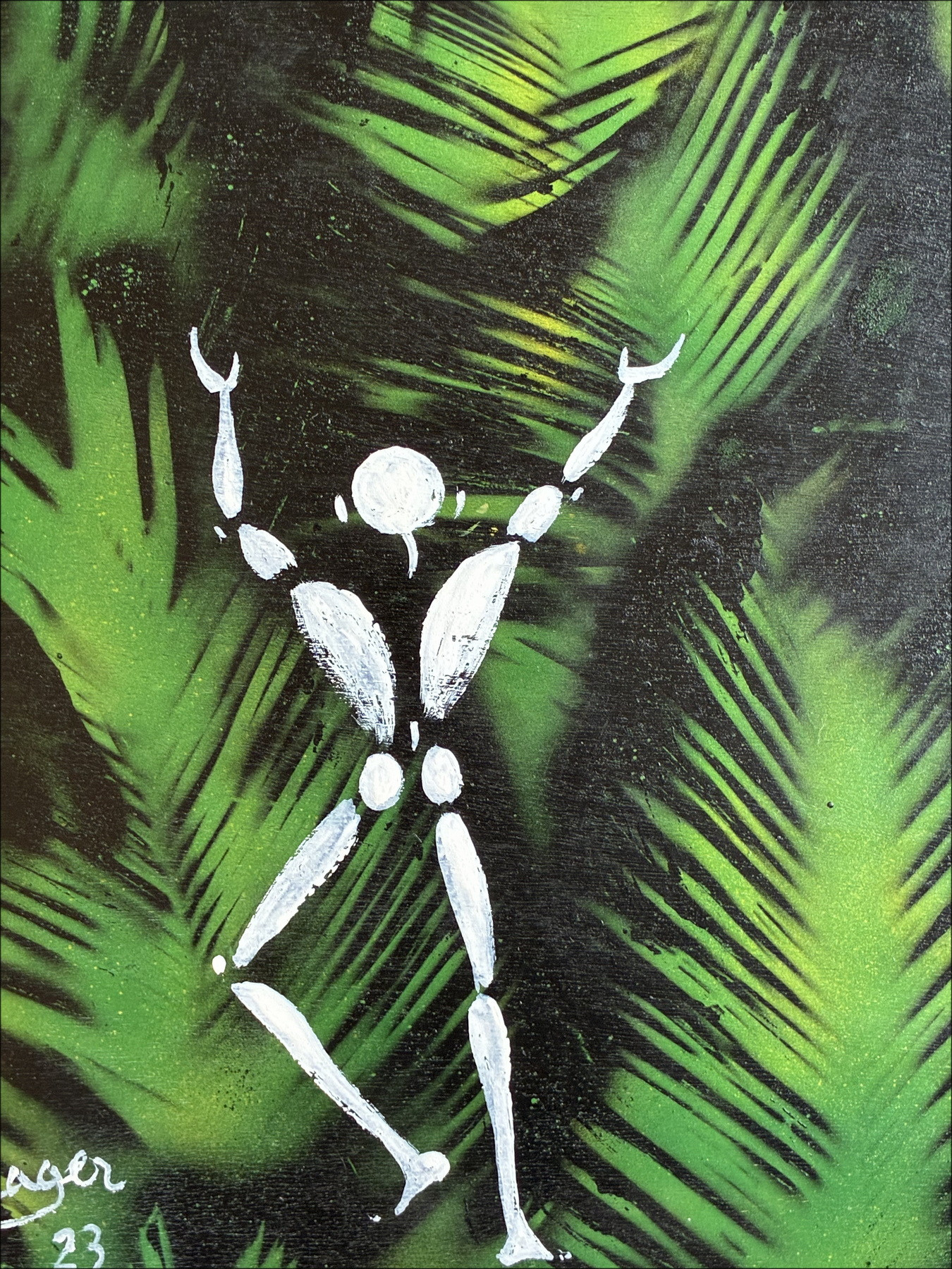 Jérôme Mesnager – La forêt 2023 | Origineel schilderij