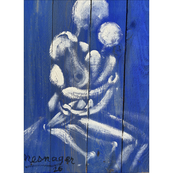 Jérôme Mesnager – Couple en bleu 2026 | Originalgemälde