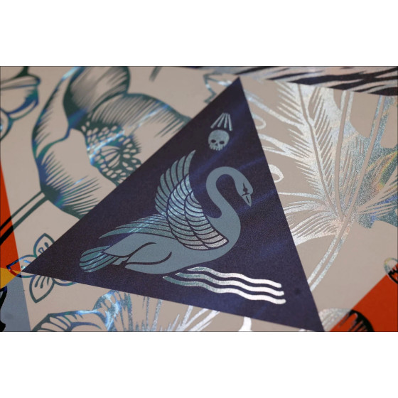 Shepard Fairey – Wave of Distress (2025) - Feuille de lave