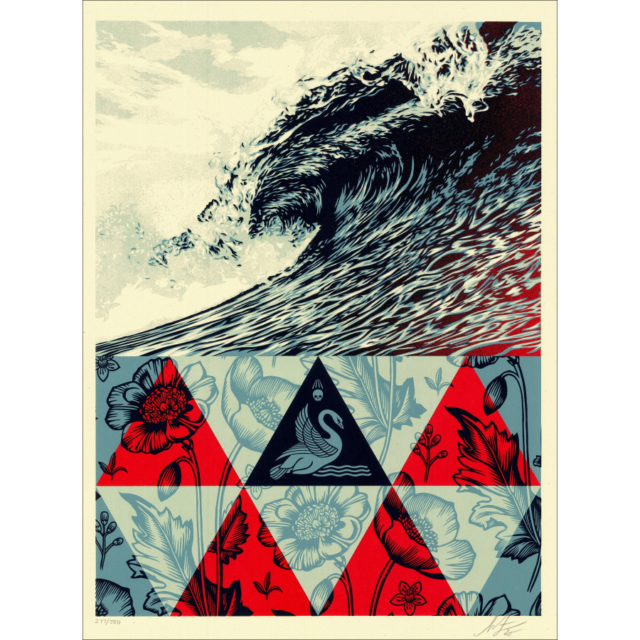 Shepard Fairey ave Wave of Distress (2025)