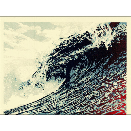 Shepard Fairey ave Wave of Distress (2025)