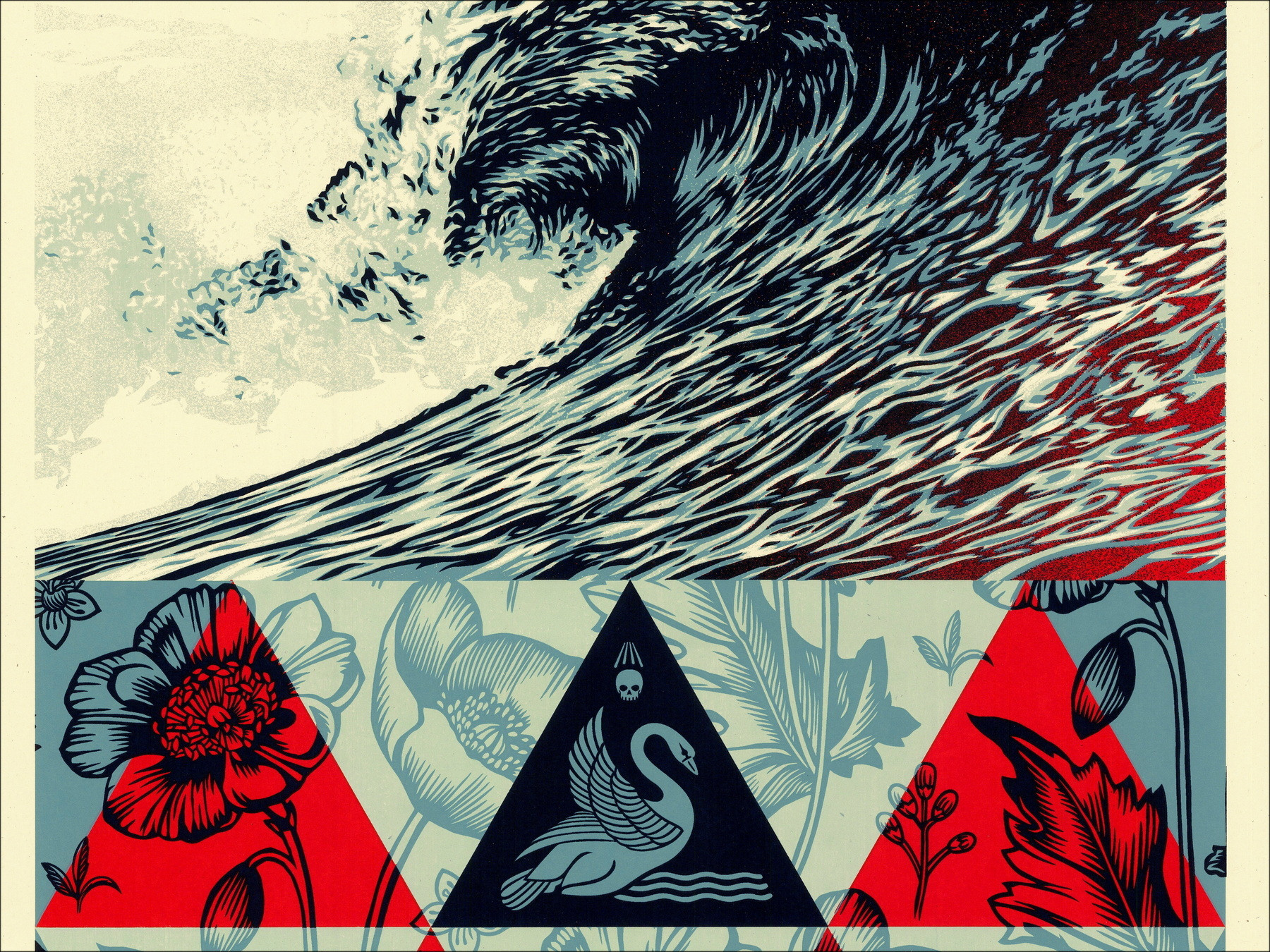 Shepard Fairey ave Wave of Distress (2025)