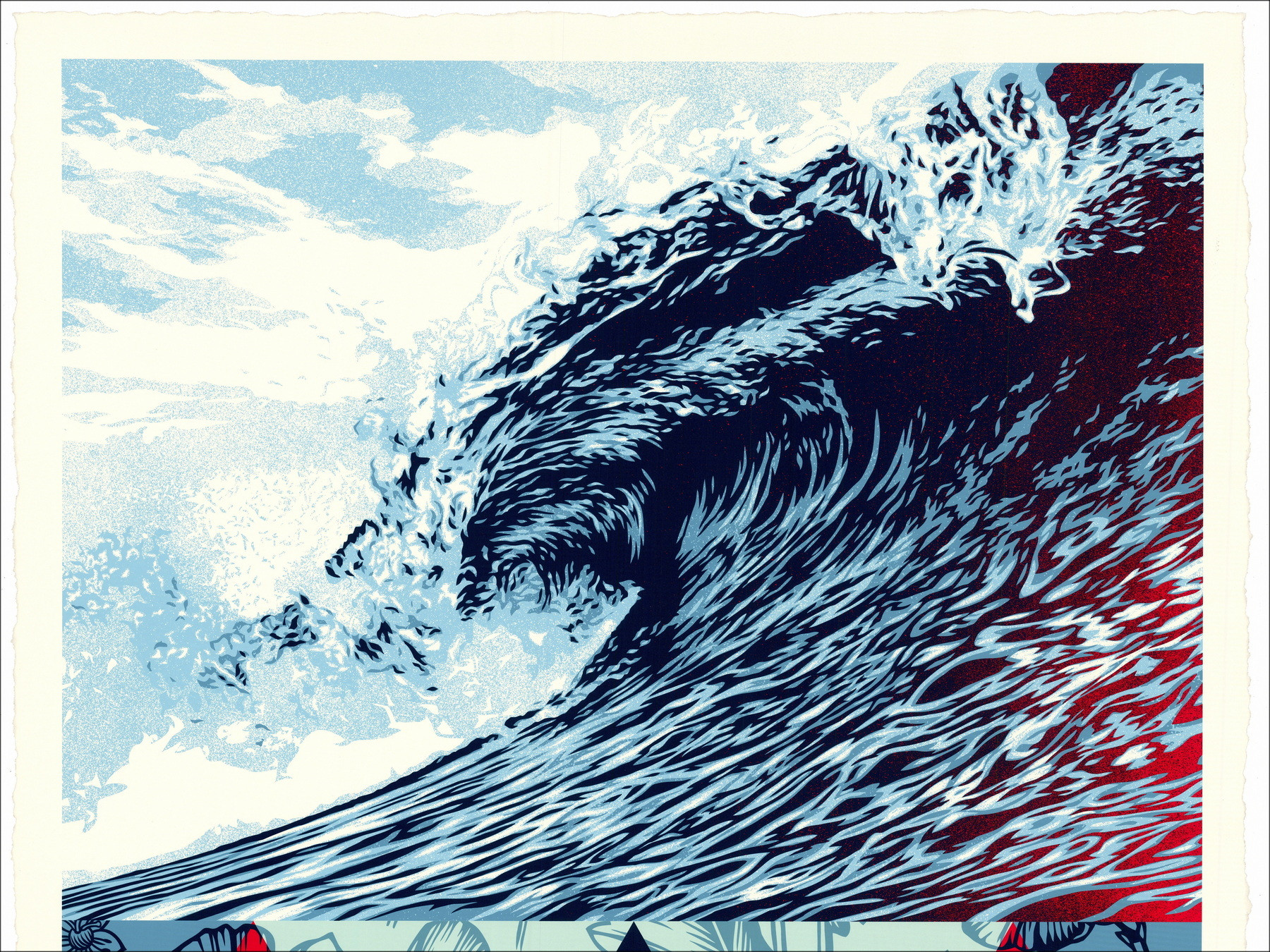 Shepard Fairey – Wave of Distress (2025) - XL - 101x76cm