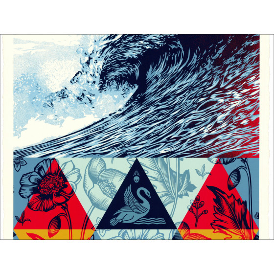 Shepard Fairey - Vague van Wanhoop (2025) - XL - 101x76cm