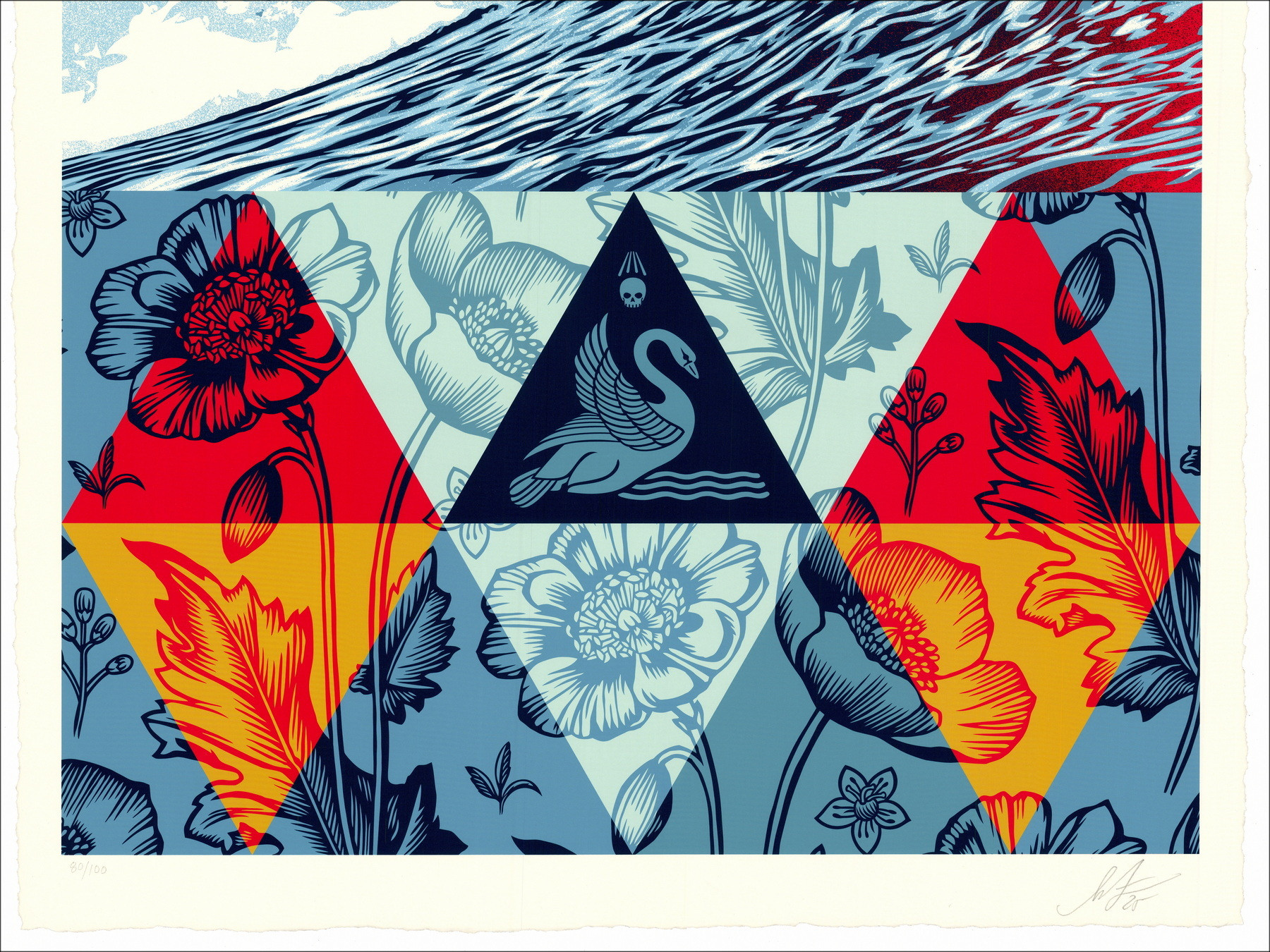 Shepard Fairey - Vague van Wanhoop (2025) - XL - 101x76cm