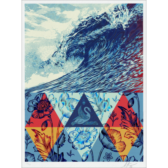 Shepard Fairey – Wave of Distress (2025) - Wash Sheet