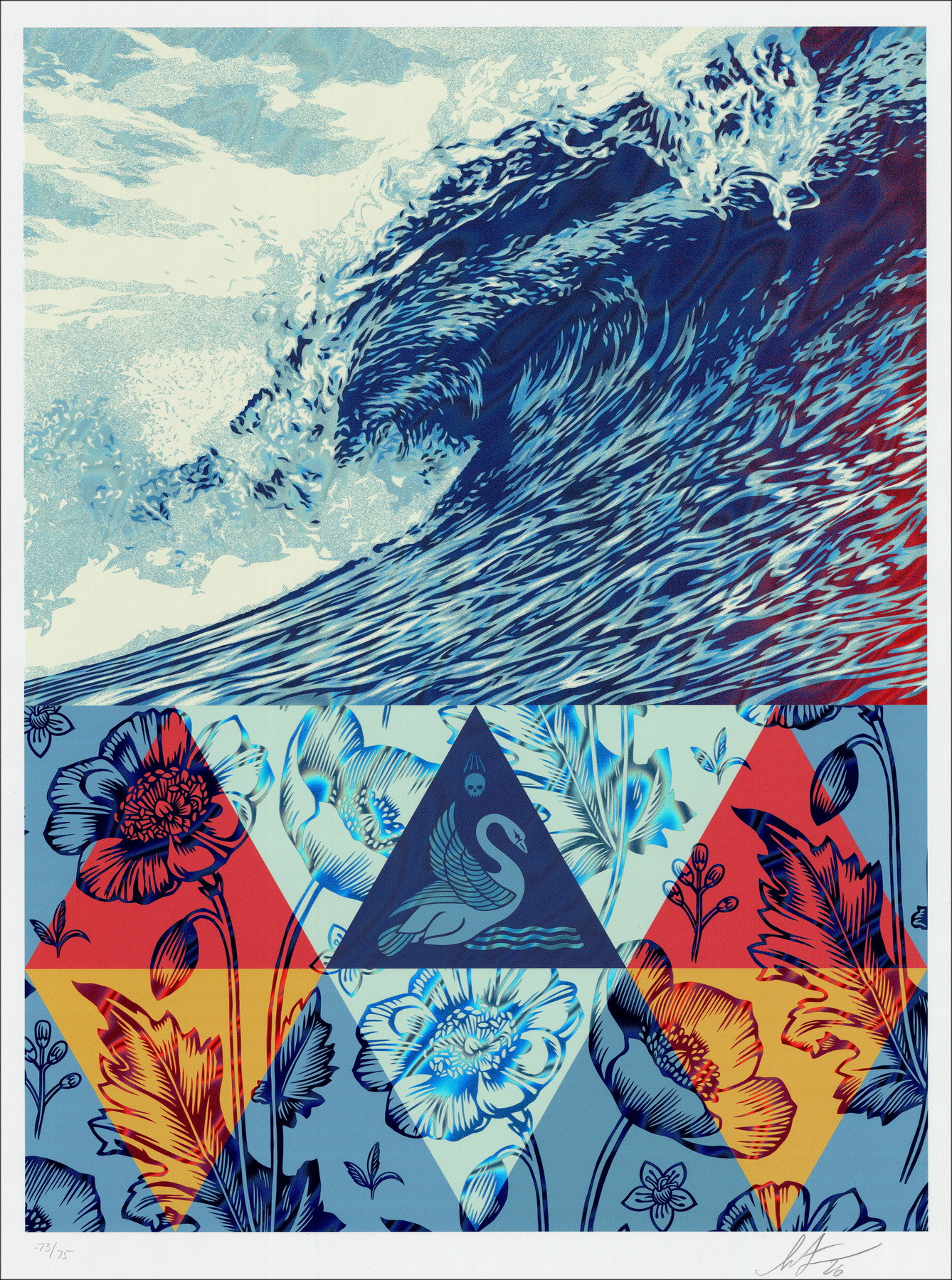 Shepard Fairey – Wave of Distress (2025) - Hoja de lavado