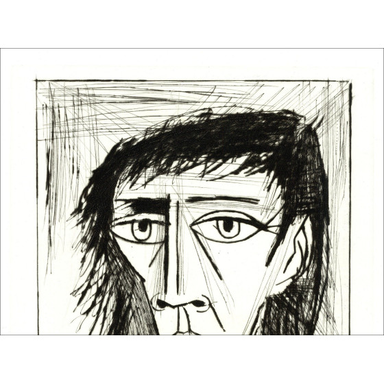 Bernard Buffet Portrait Altezza I circa 1979, incisione firmata
