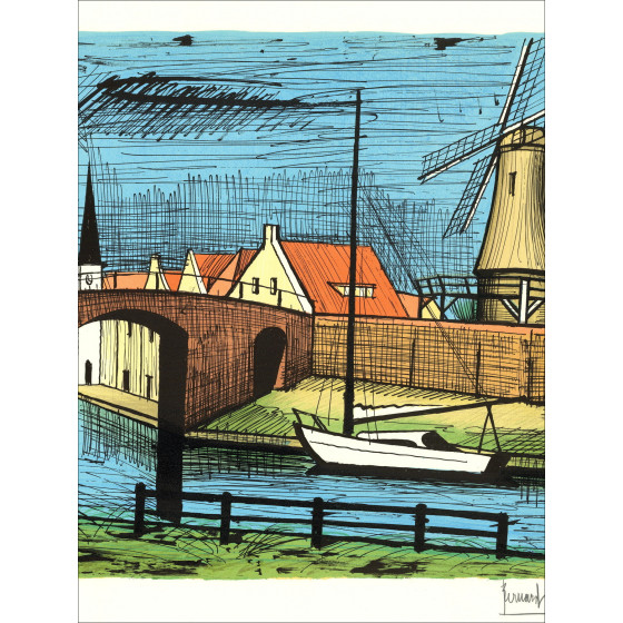 Bernard Buffet - Sloten 1986 | Original signierte Lithographie