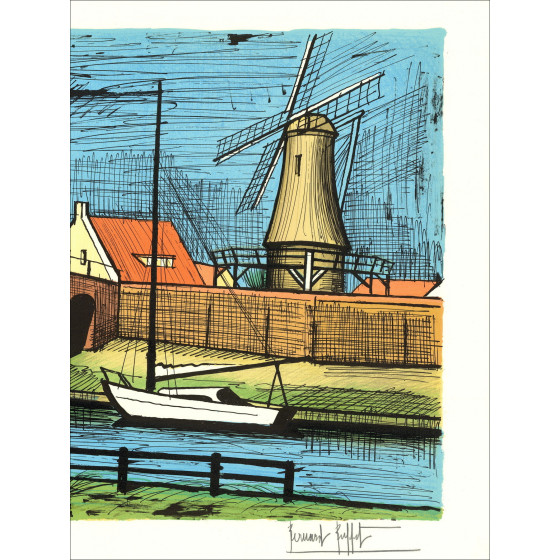 Bernard Buffet - Sloten 1986 | Original signed lithograph