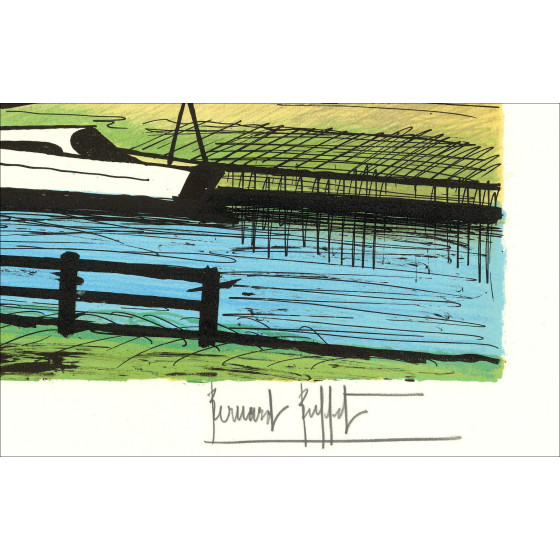 Bernard Buffet - Sloten 1986 | Original signed lithograph