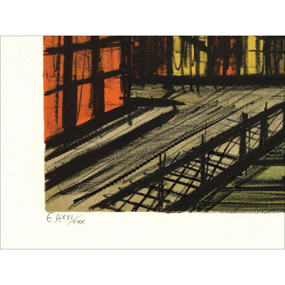 Bernard Buffet - New York, Pan Am | Original signed lithograph