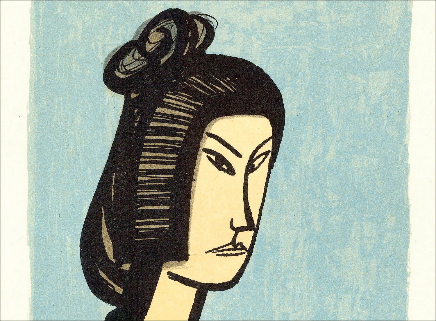 Bernard Buffet - Japonés 1981, original litografía firmada