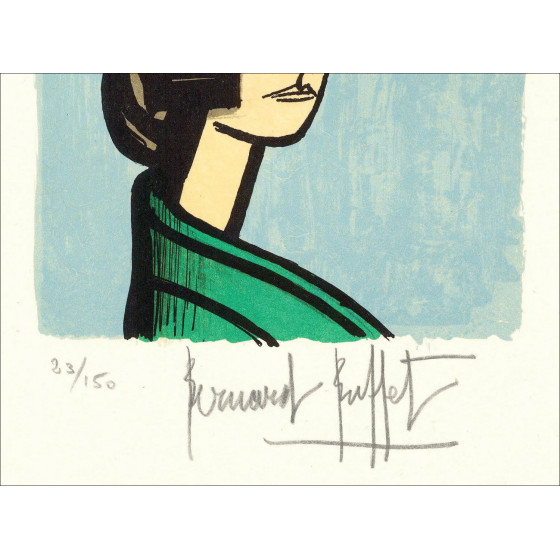Bernard Buffet - Japanese 1981, original signed lithograph