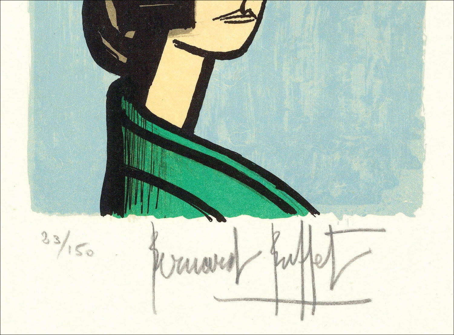 Bernard Buffet - Japanese 1981, original signed lithograph