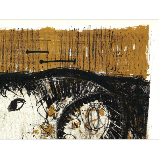 Litografía de Bernard Buffet Aries 1960, firmada.