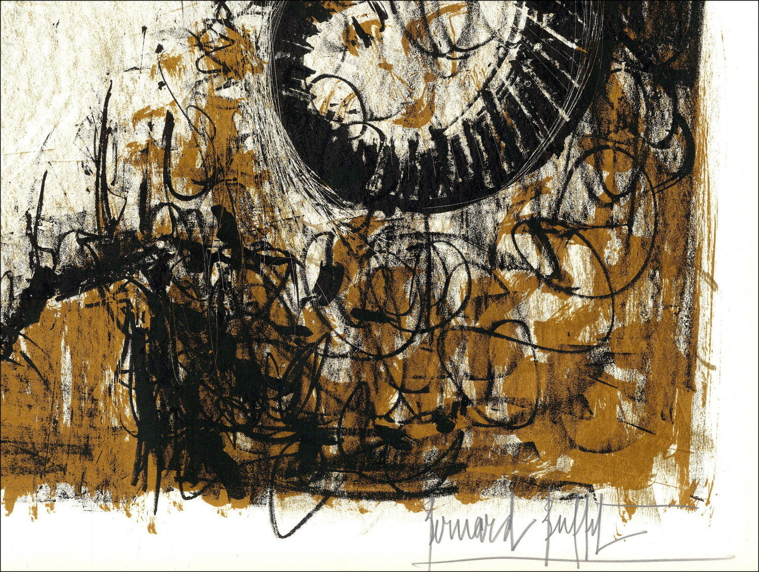 Lithograph by Bernard Buffet Aries 1960, signed