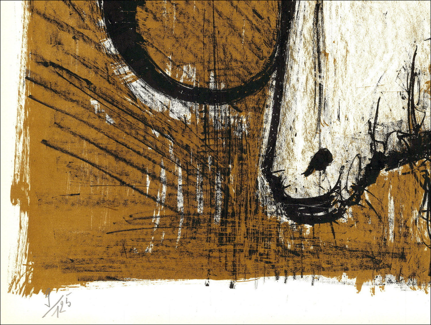 Lithograph by Bernard Buffet Aries 1960, signed