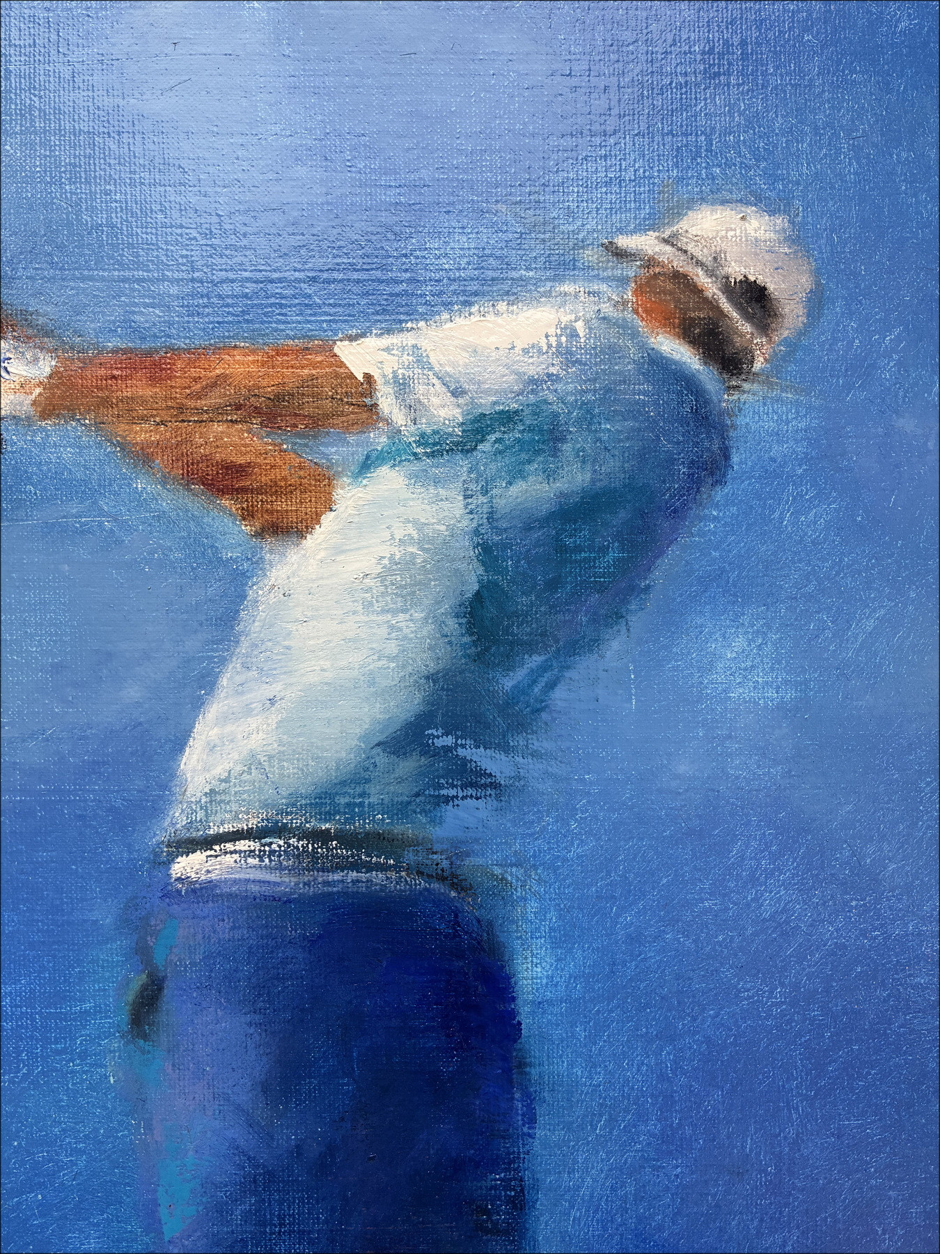 Victor Spahn - The Golfer | Original oil painting