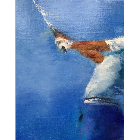 Victor Spahn - The Golfer | Original oil painting