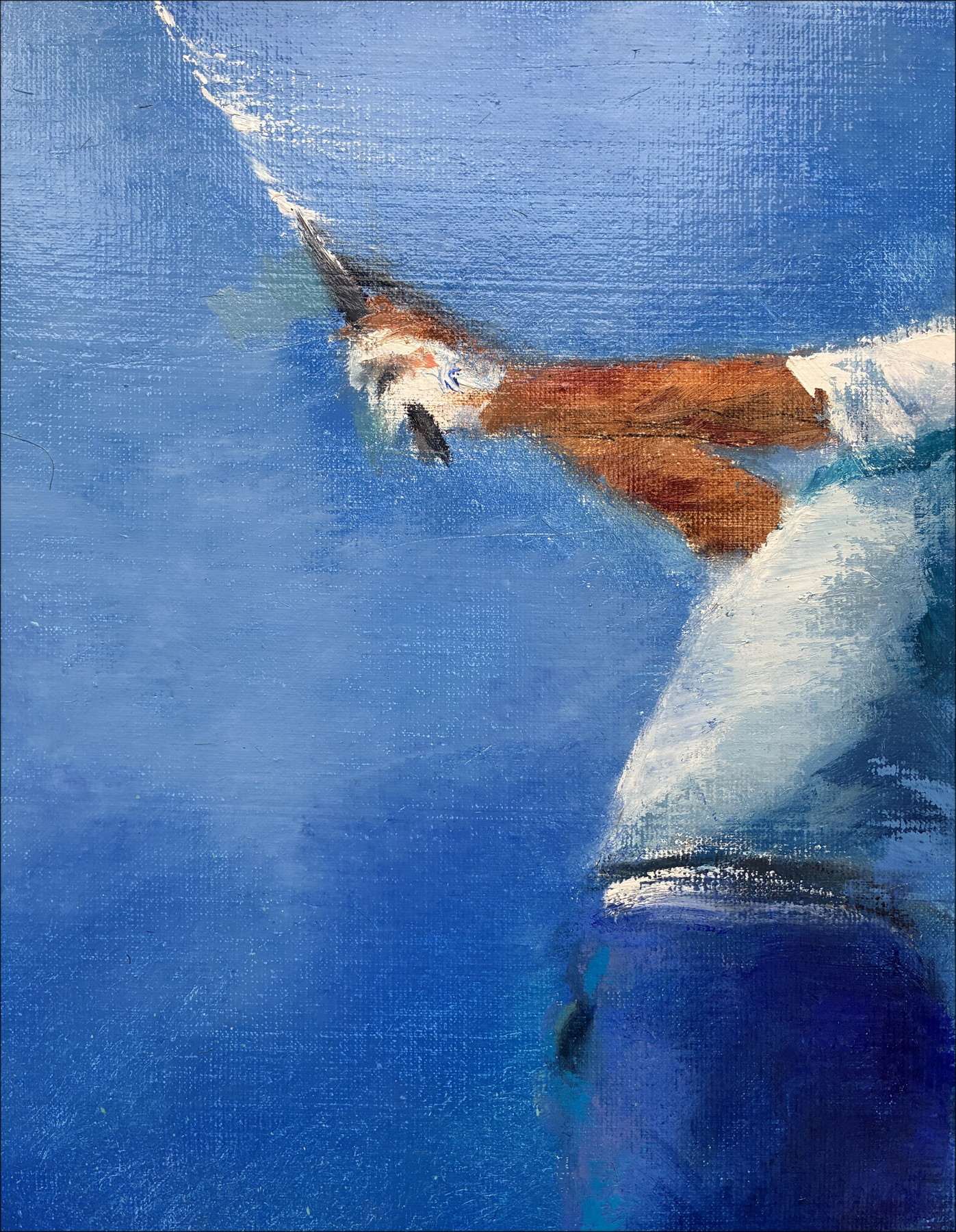 Victor Spahn - The Golfer | Original oil painting