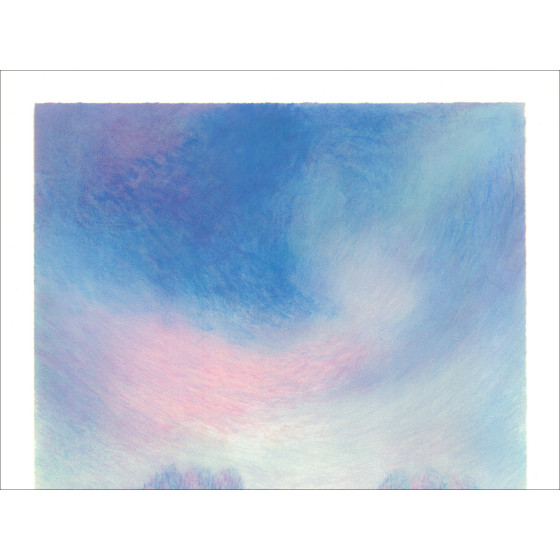 Claude Manoukian - The Blue Fields | Original Lithograph