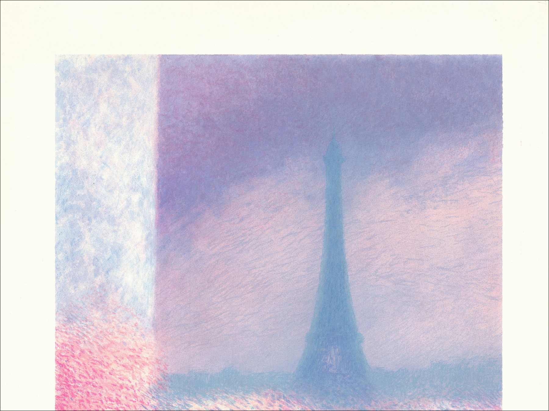 Claude Manoukian - Eiffeltoren | Originele lithografie