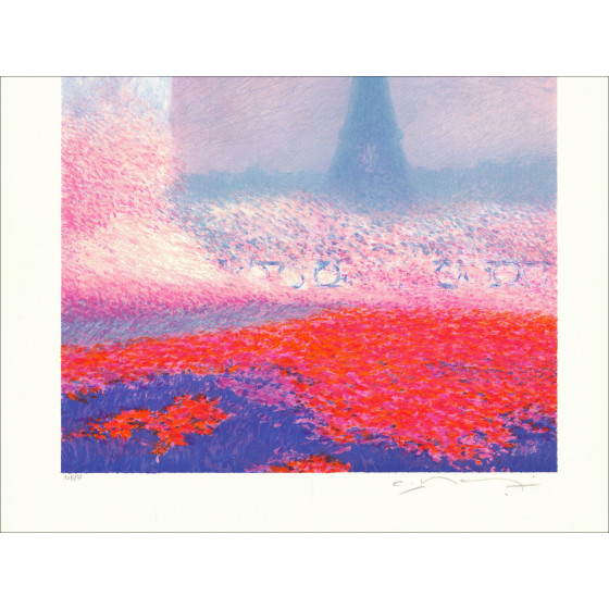 Claude Manoukian – Tour Eiffel | Lithographie originale