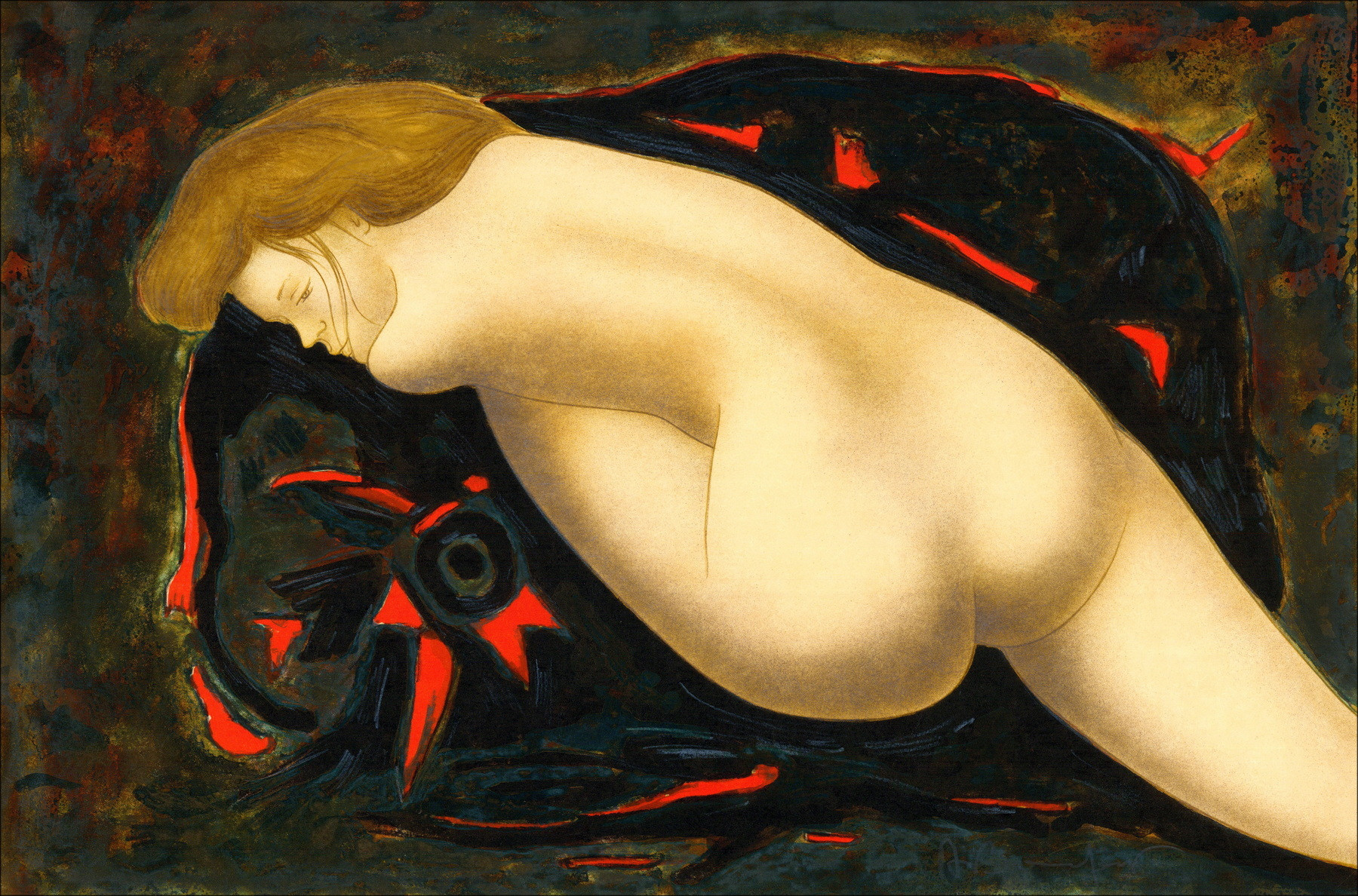 Alain Bonnefoit - Donne I | Litografia originale