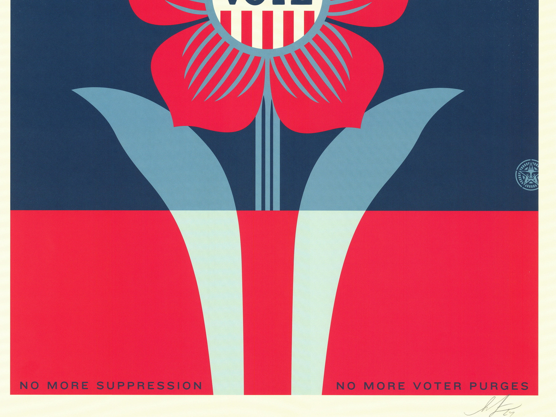 Shepard Fairey (Obey) – Defend Democracy circa 2024 | Sérigraphie