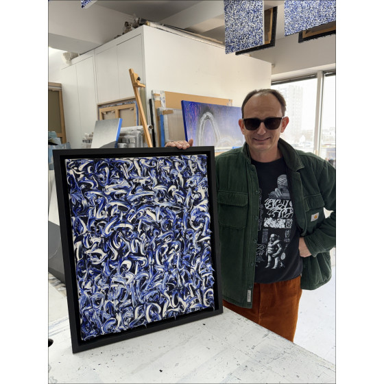 TANC - Ultramarino #43 | Pintura original al óleo