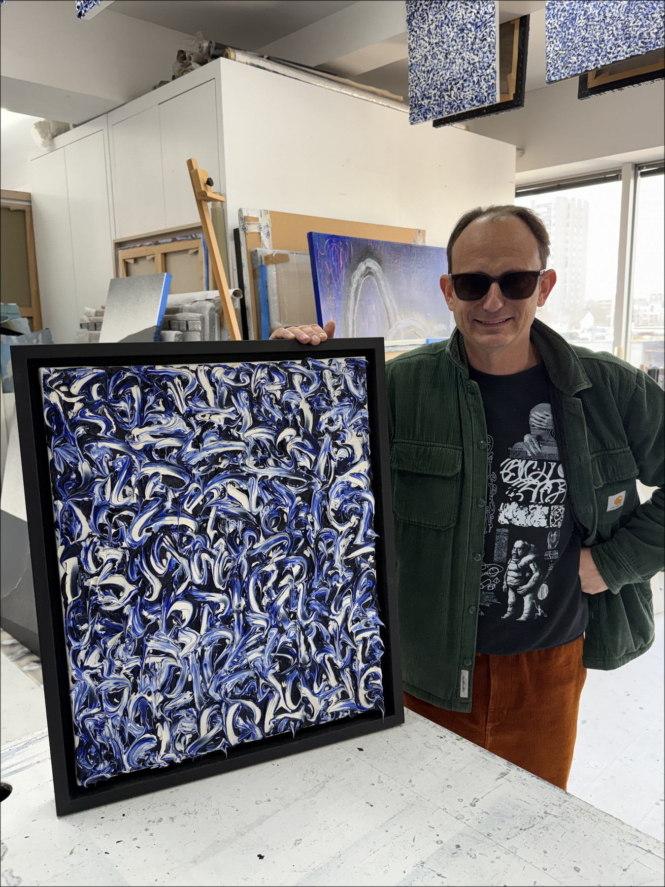 TANC – Blu oltremare n. 43 | Pittura originale ad olio