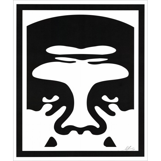 Shepard Fairey (Obey) - Gezicht Wit Set | Set van 3 gesigneerde