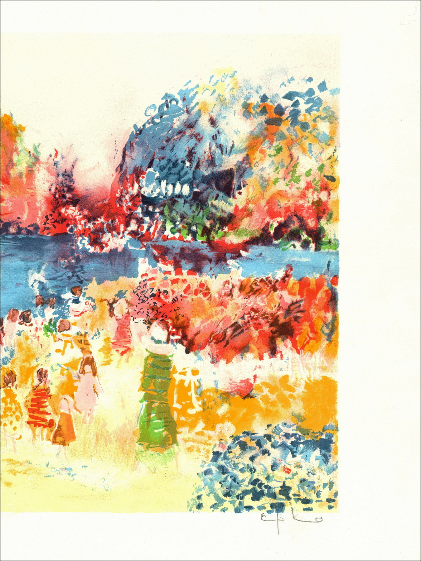 Epko Willering – Dans le parc | Lithographie originale signée