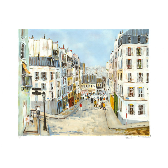 Jacques Bouyssou - Parigi, Montmartre, Il rifugio della collina