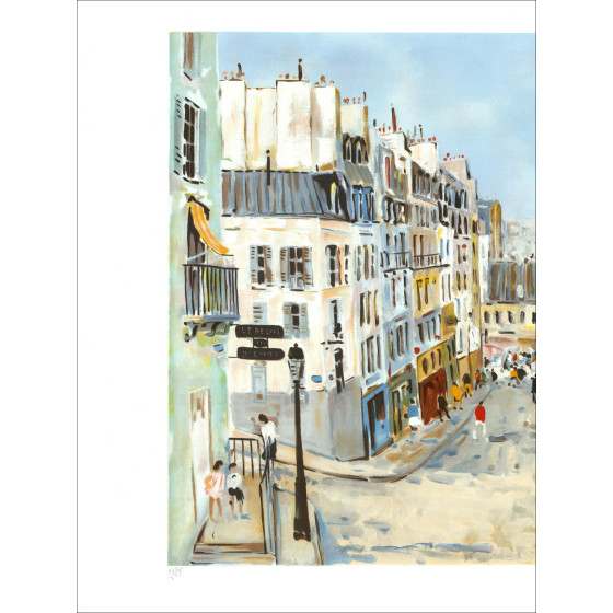 Jacques Bouyssou – Paris, Montmartre, Le relais de la butte