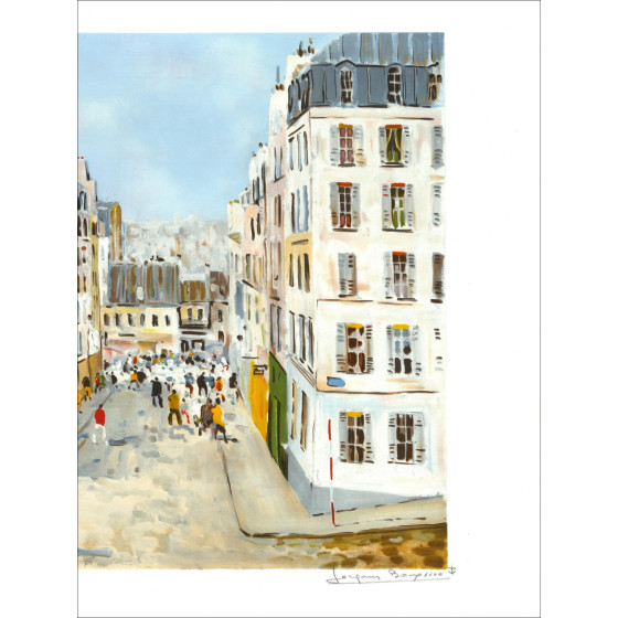 Jacques Bouyssou - París, Montmartre, El relais de la butte