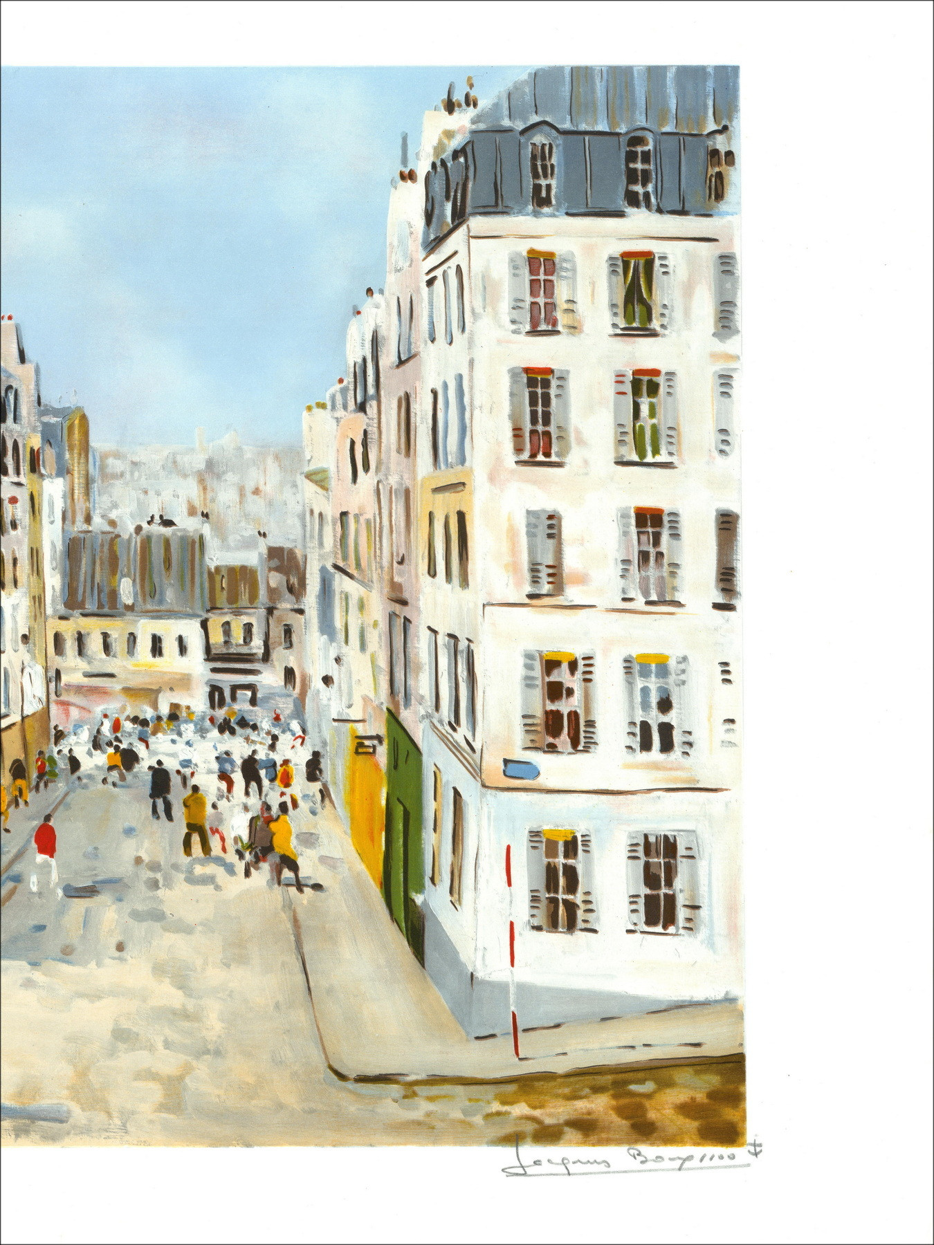 Jacques Bouyssou - Parigi, Montmartre, Il rifugio della collina