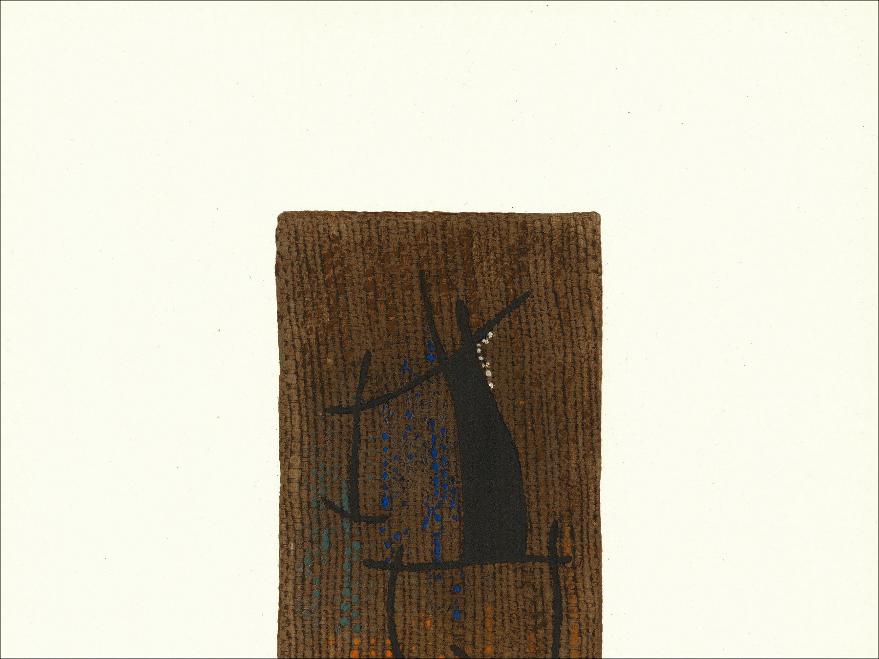 Joan Miró, Composition 01 Woman 1965, lithograph Maeght