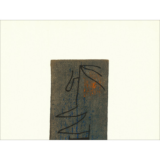 Joan Miró, Composition 02 Woman 1965, lithograph Maeght